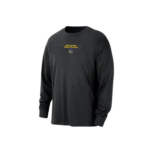 Nike Golden State Warriors Courtside Men's Nike Nba Max90 Long Sleeve T Shirt