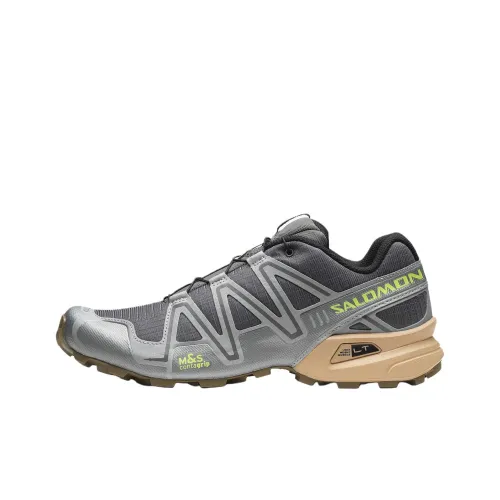 SALOMON Speedcross 3 Anti Slip Wear Resistant Low Top Casual Running Shoes Unisex Gray