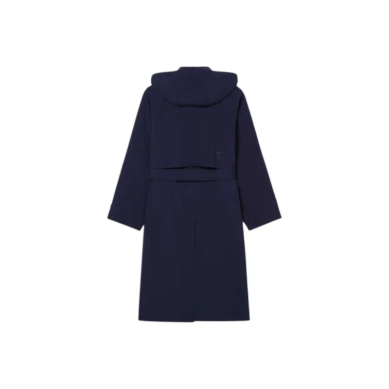 LACOSTE FW23 Trench Coat Women's Navy Blue-1