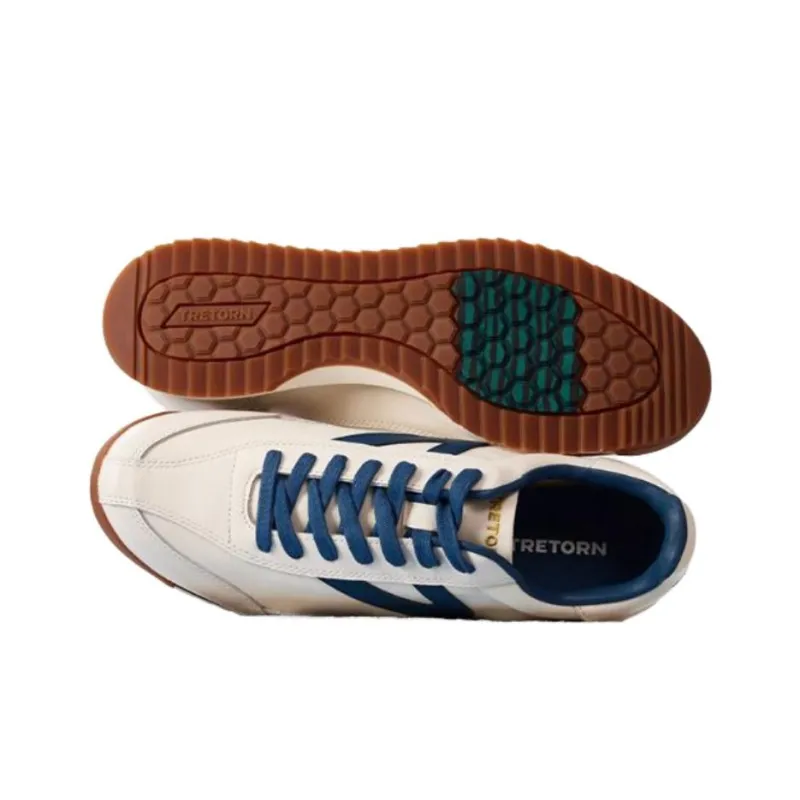 TRETORN Rawlins Low-Top Casual Shoes Unisex White Blue-2