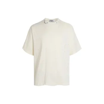 LIUREGALI T Shirts Unisex Ecru