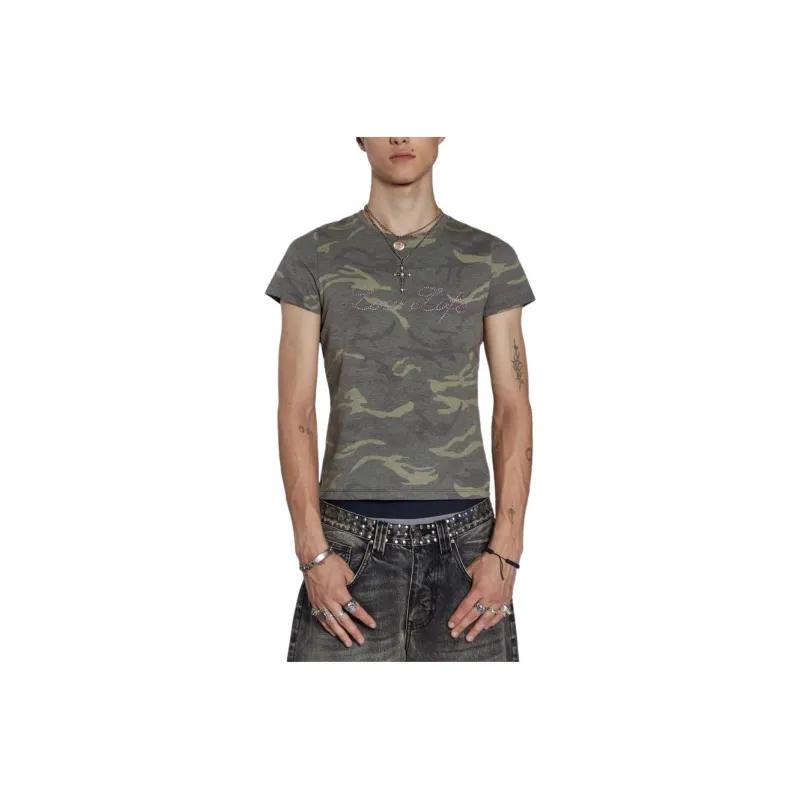 Jaded London T-Shirt Men's Army Green-0