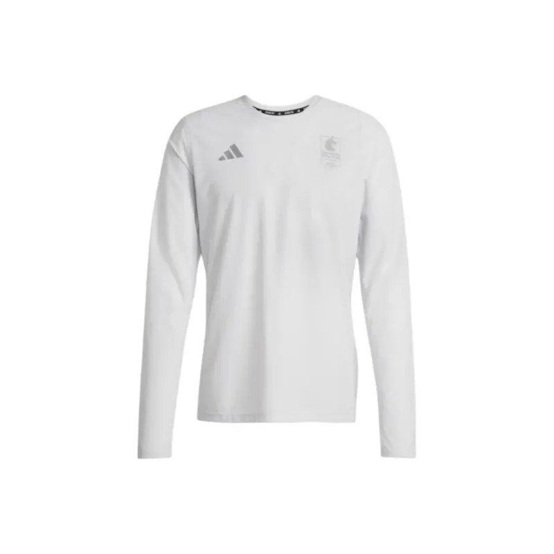 Adidas Free Shipping With AdiClub Boston Marathon® 2025 Own The Run Long Sleeve Tee-0