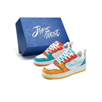 JEANSWEST Cushioning Height Increasing Abrasion Resistant Slip Resistant Low Top Skateboard Shoes Unisex