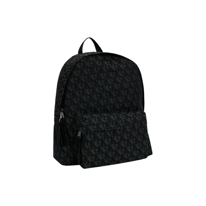 CALVIN KLEIN Fabric Backpack Large Size Men's Space Black-2
