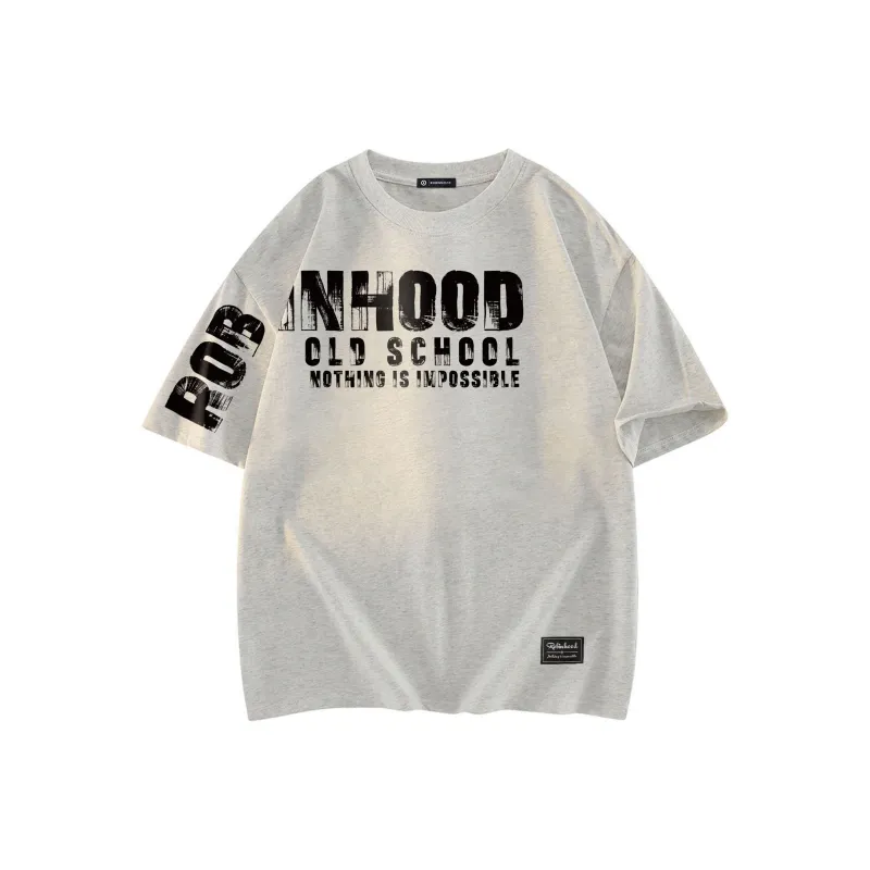 ROBINHOOD T Shirt Unisex Navy Blue Yellow Text-14