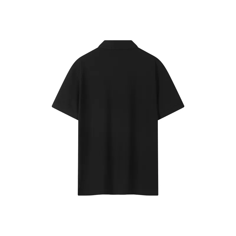JIANWANG Polo Shirt Unisex Black-1