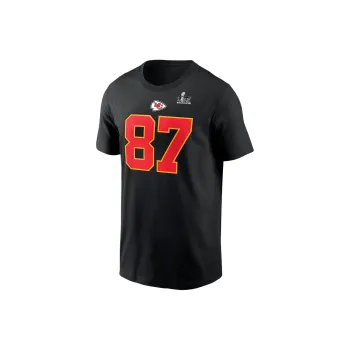 Nike Travis Kelce Kansas City Chiefs Super Bowl Lix Men's Nike Nfl T-Shirt