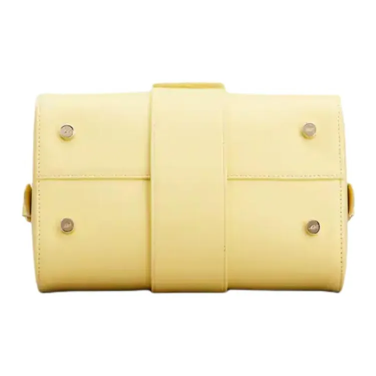 Roger Vivier Belle Vivier Calfskin One Shoulder Handbag Mini Women's Yellow-4