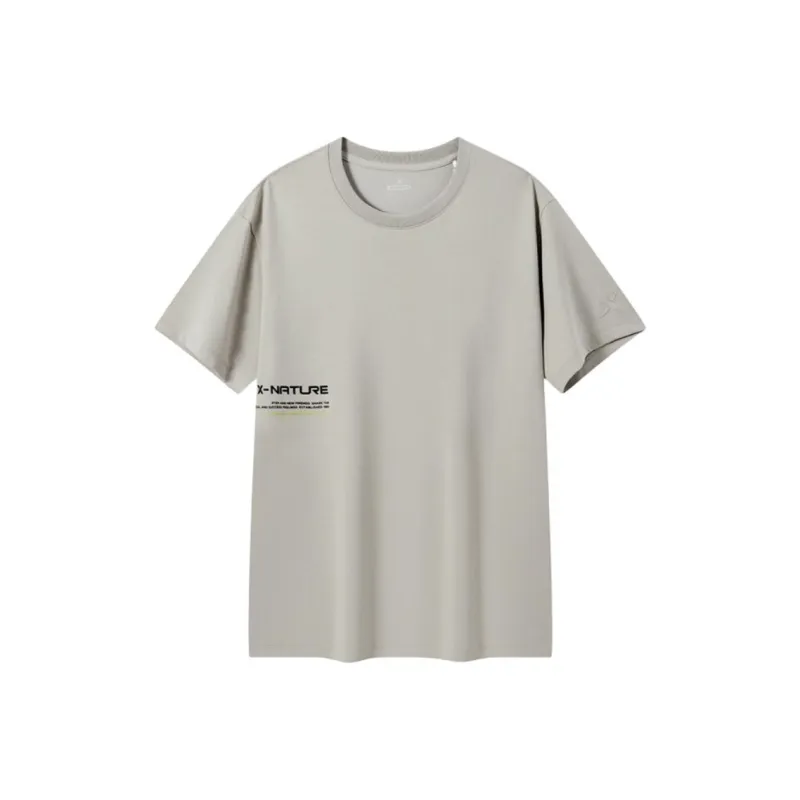 XTEP T Shirt Men's City Solitude Gray-0