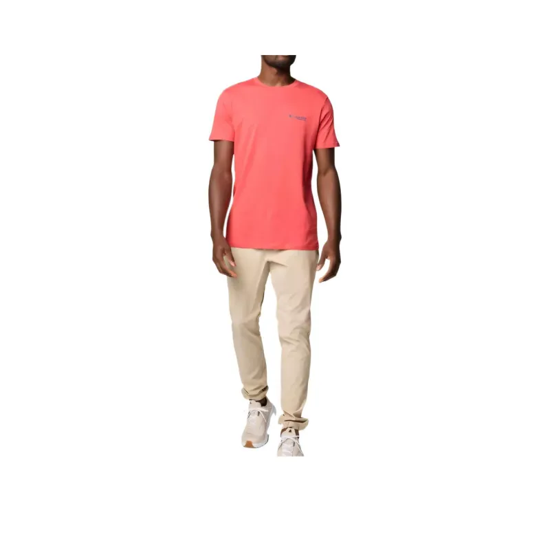 Columbia Crabby Graphic T-Shirt Men's Sunset Red-0