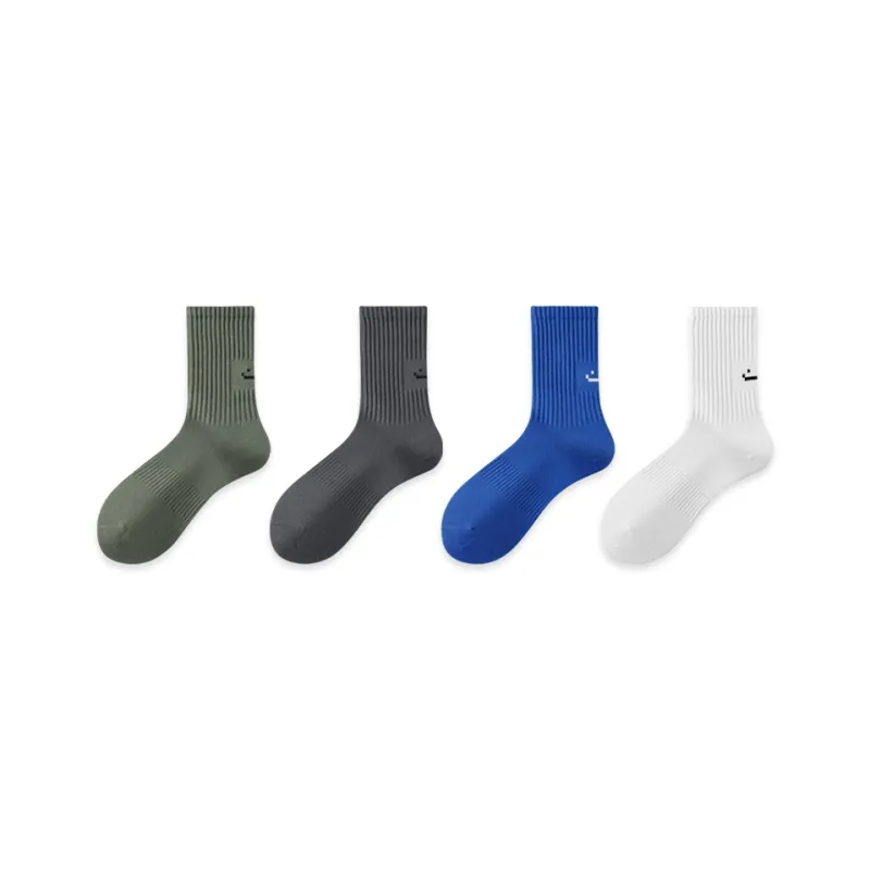ZEROIN Mid Calf Socks Unisex 4 Pack-24