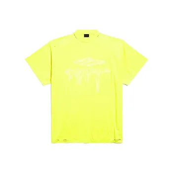 Balenciaga 3b Liquefied Oversized T Shirt