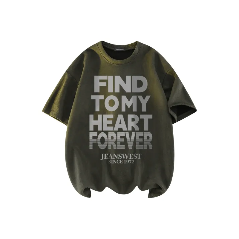 JEANSWEST T-Shirt Unisex Dark Green-0