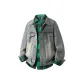 Yellow Mud Coat+Green Shirt