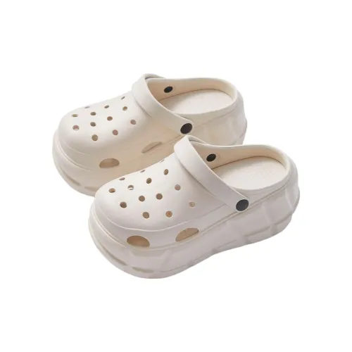 SHEGOTO Platform Clogs For Women's 2025, Slip Resistant EVA Soft Sole Height Increasing Heel, Slippers