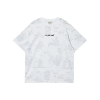 JACK&JONES T Shirts Men A06 Raw White