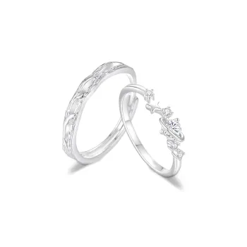 FORCHI 999 Fine Silver Rings Unisex