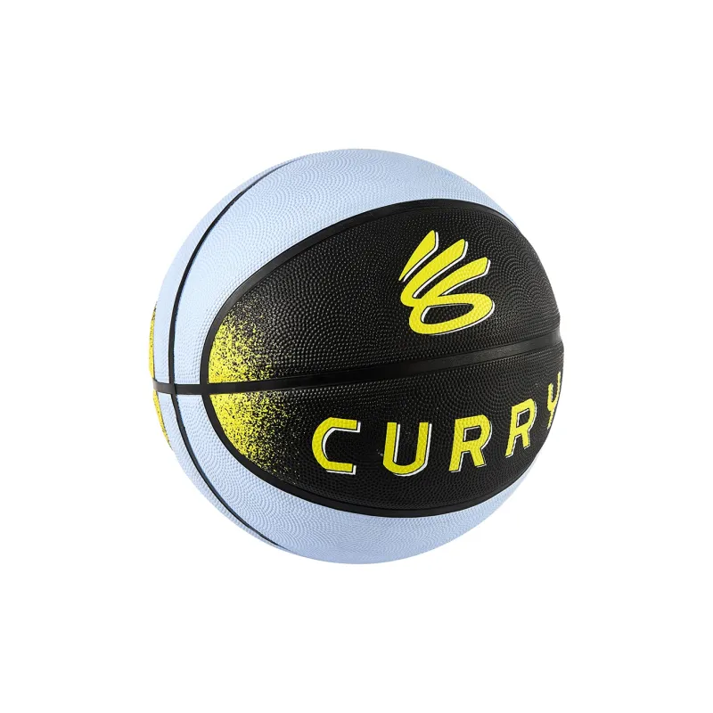 Under Armour x KULI CURRY Collection Rubber Basketball Black Blue Size 7 Street Training Unisex-4