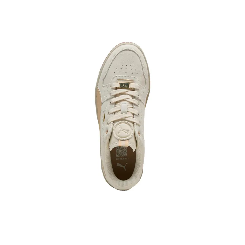 PUMA Carina Street Anti Slip Wear Resistant Low Top Skateboard Shoes Women's Beige-3