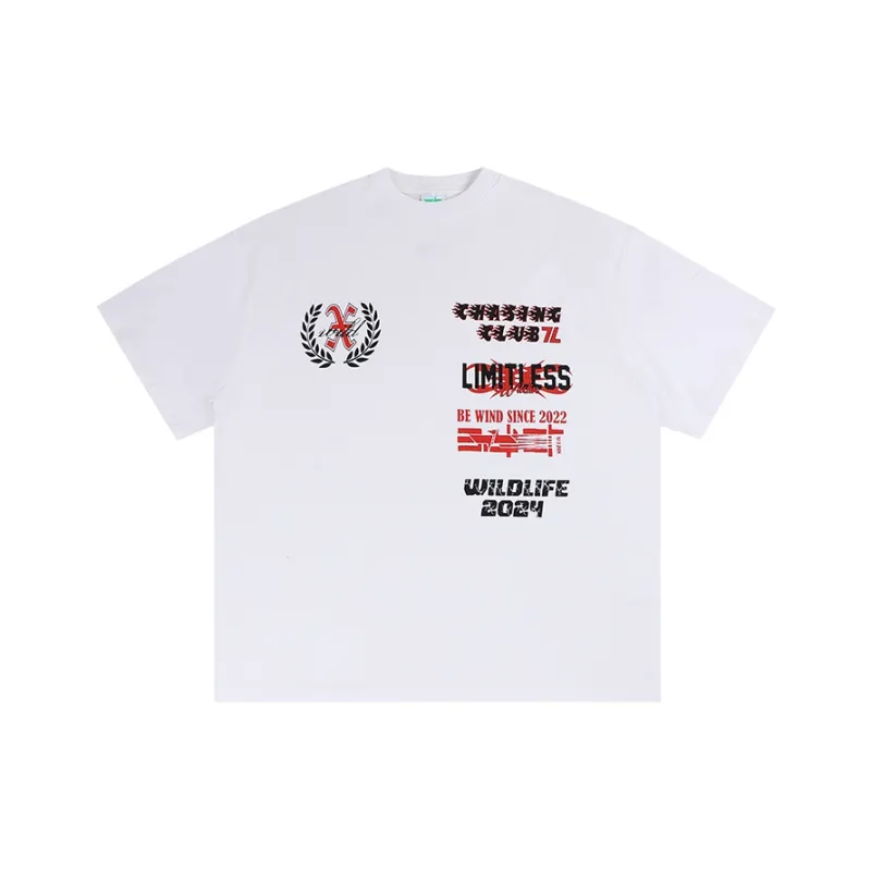 WILDX T Shirts Unisex White-0