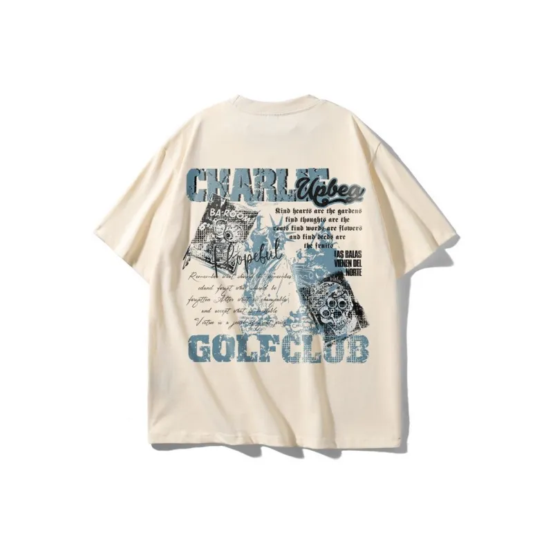 CHARLIE GOLF T-Shirt Unisex Navy Blue-6