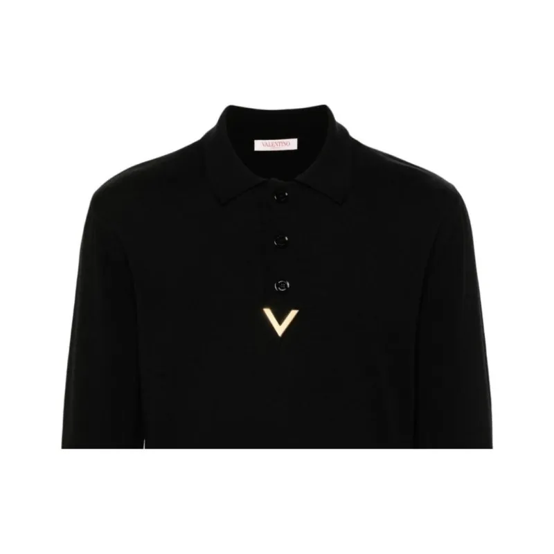 Valentino Polo Shirt Men's Black-4
