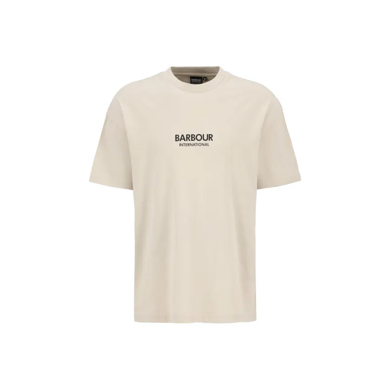 BARBOUR FW24 T-Shirt Men's Oyster Gray Color-0