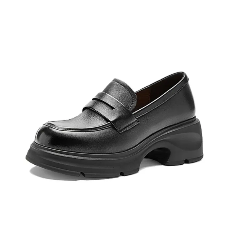 NINE WEST Chunky Heel High Heels 6.1cm Women's Black-1
