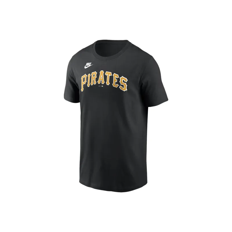 Nike Roberto Clemente Pittsburgh Pirates Cooperstown Fuse T-Shirt Men's Black-0