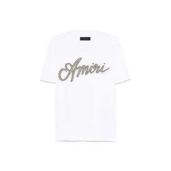 AMIRI Script Crewneck T Shirt