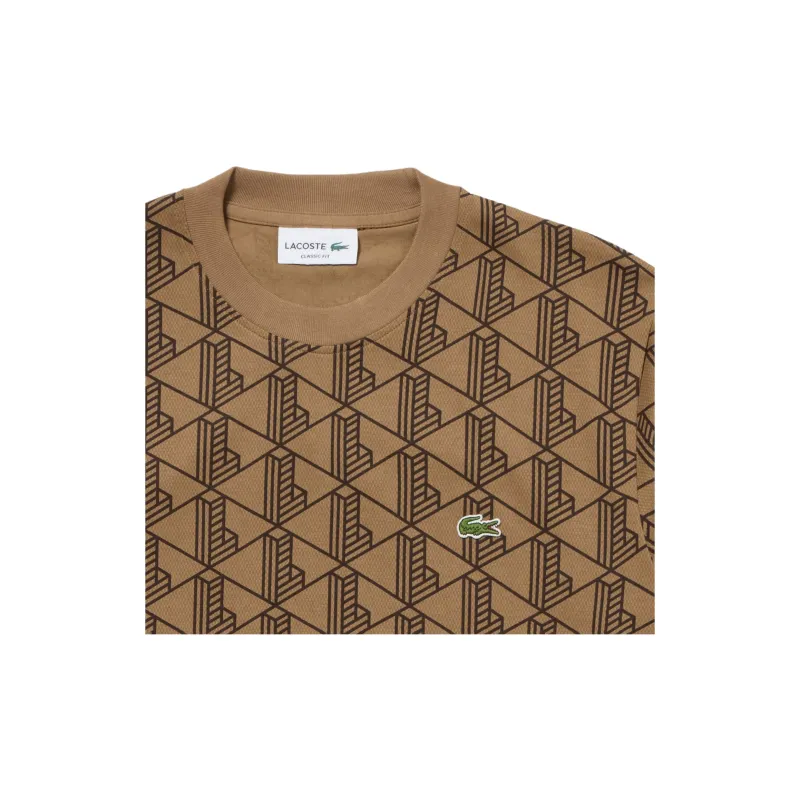 LACOSTE T Shirts Men Brown-2