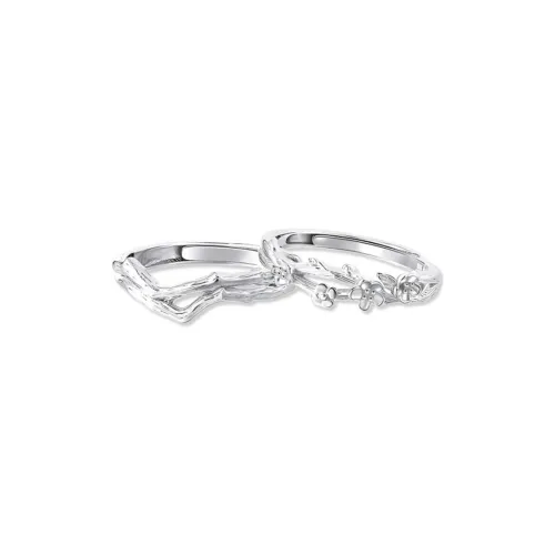 Bailijin S999 Fine Silver Rings Unisex
