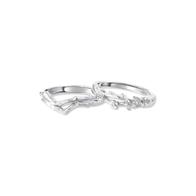 Bailijin S999 Fine Silver Rings Unisex-0