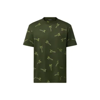 LOUIS VUITTON Jacquard Cotton T Shirt