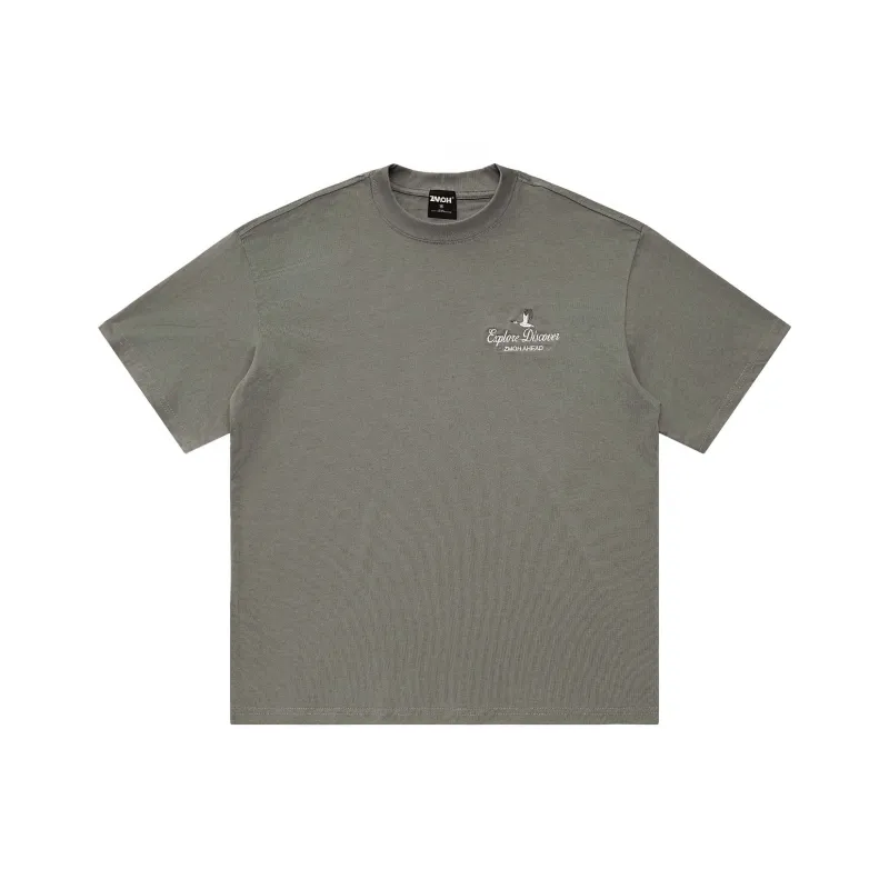 ZMOH Short Sleeved T Shirt Unisex Couple's-8