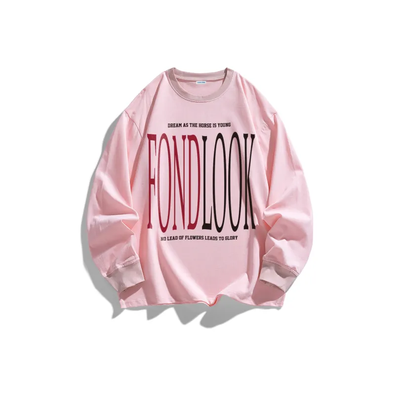 FONDLOOK Long-Sleeved T-Shirts Unisex-10