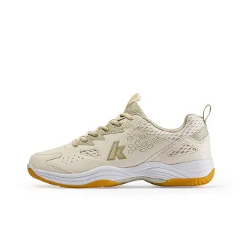 Kawasaki Cushioning, Wear Resistant Low Top Badminton Shoes Unisex Sand Gray