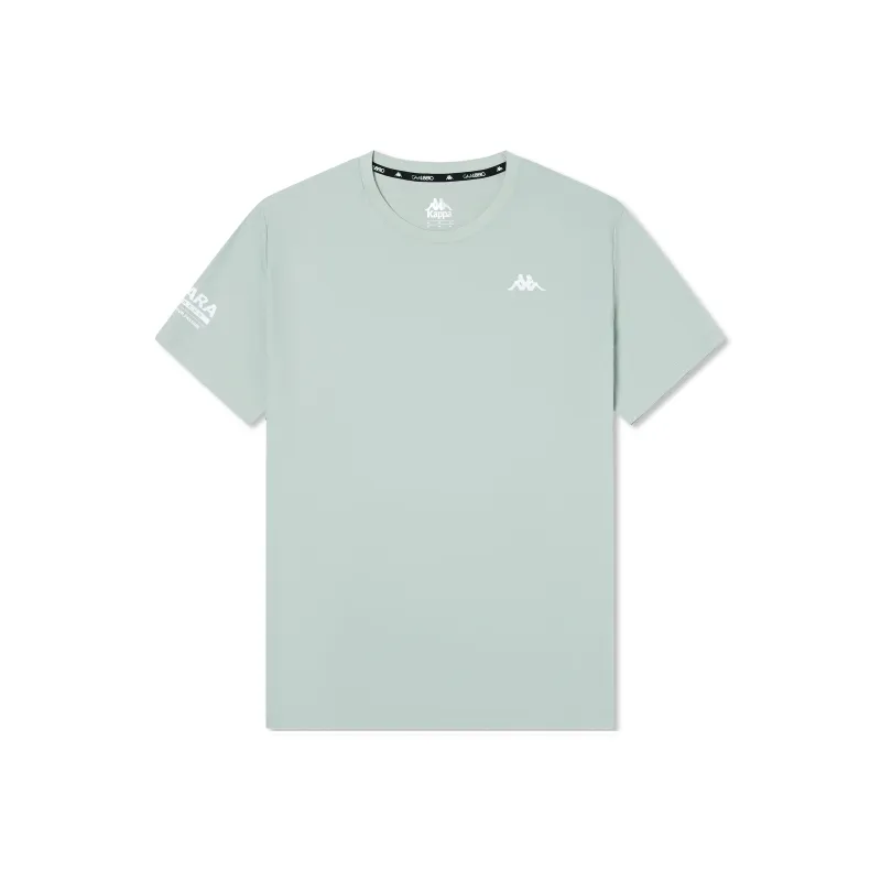 Kappa T Shirt Men's Gravel Green-0