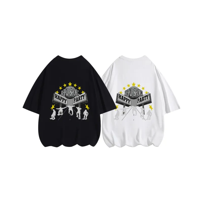 Kepu T Shirt Unisex 2 Pack White+White-9