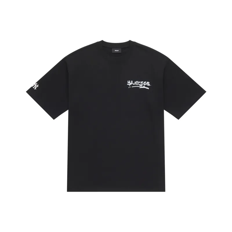 MLB New York Yankees Basic Collection SS25 T Shirt Unisex Black-0