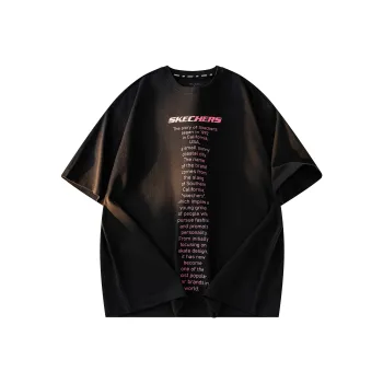 Skechers T Shirt Unisex Black 0018