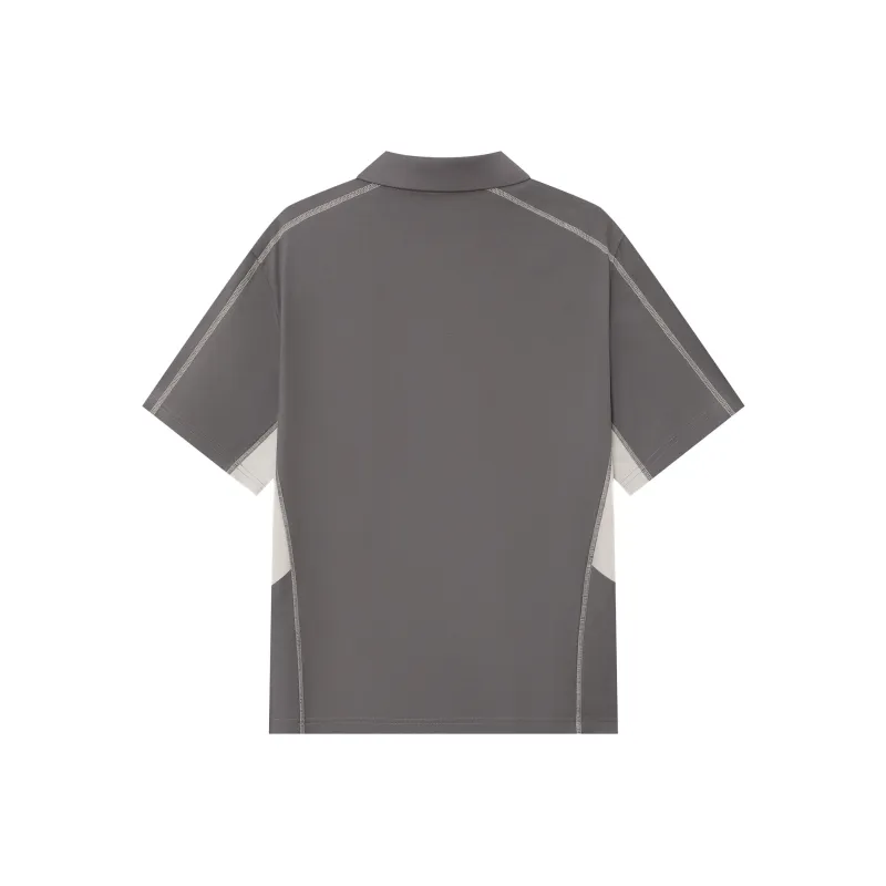 Cabbeen Polo Shirt Men's Medium Gray 36-1