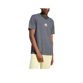 Adidas Lounge Pizza T Shirt Men's Gray