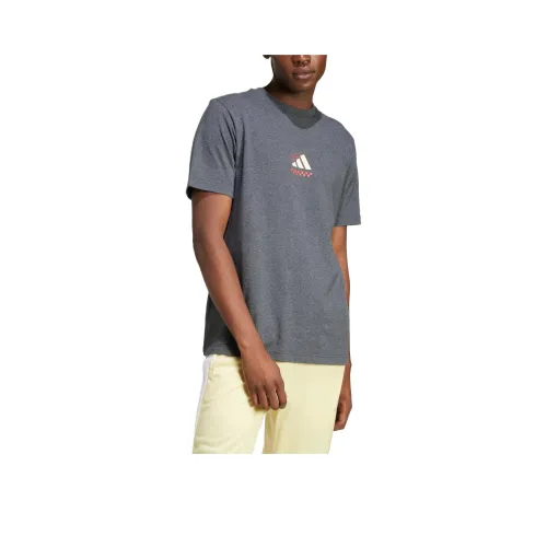 Adidas Lounge Pizza T Shirt Men's Gray
