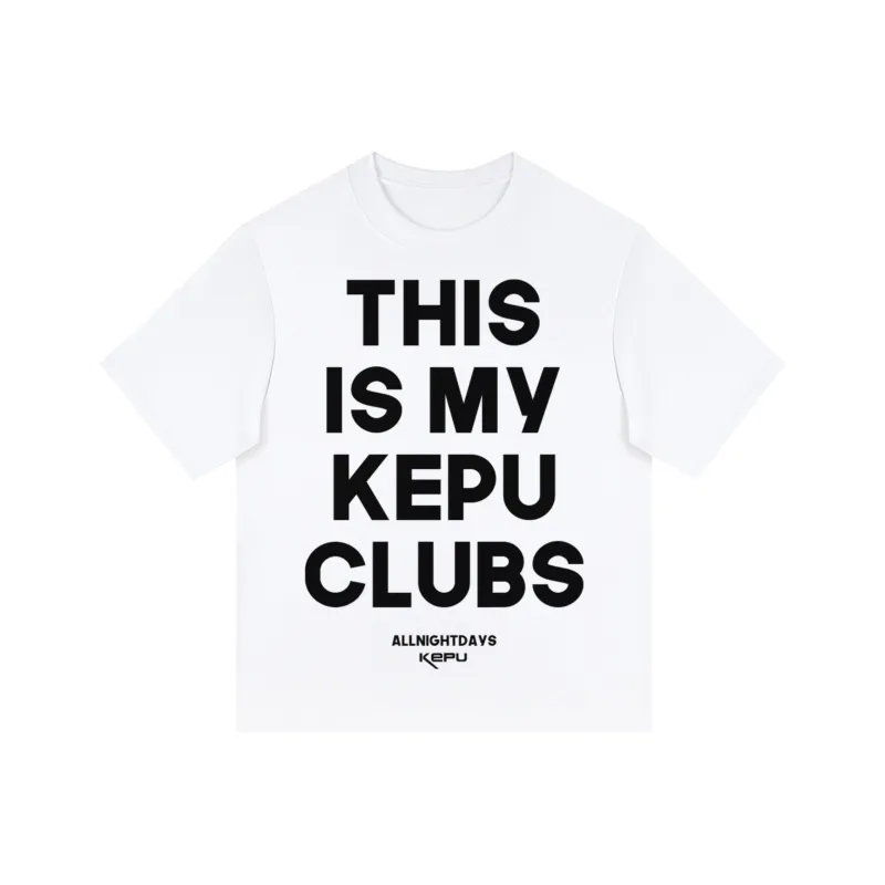 Kepu T-Shirt Unisex Black Stamp Yellow-8