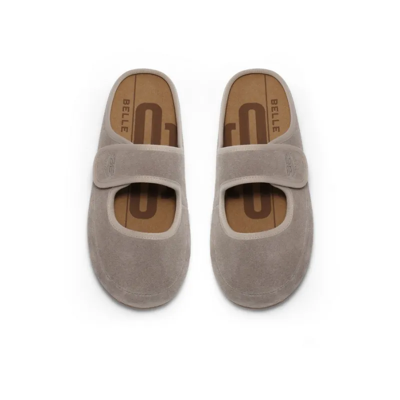 BELLE Odor Resistant Abrasion Resistant Slip Resistant Closed Toe Slippers Women's-10