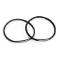 Minimalist Style Leather Cord Bracelet-1 Pair (Black)