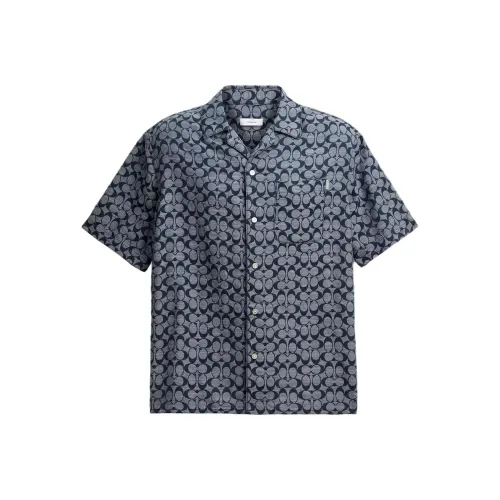 COACH Shirts Men Gray