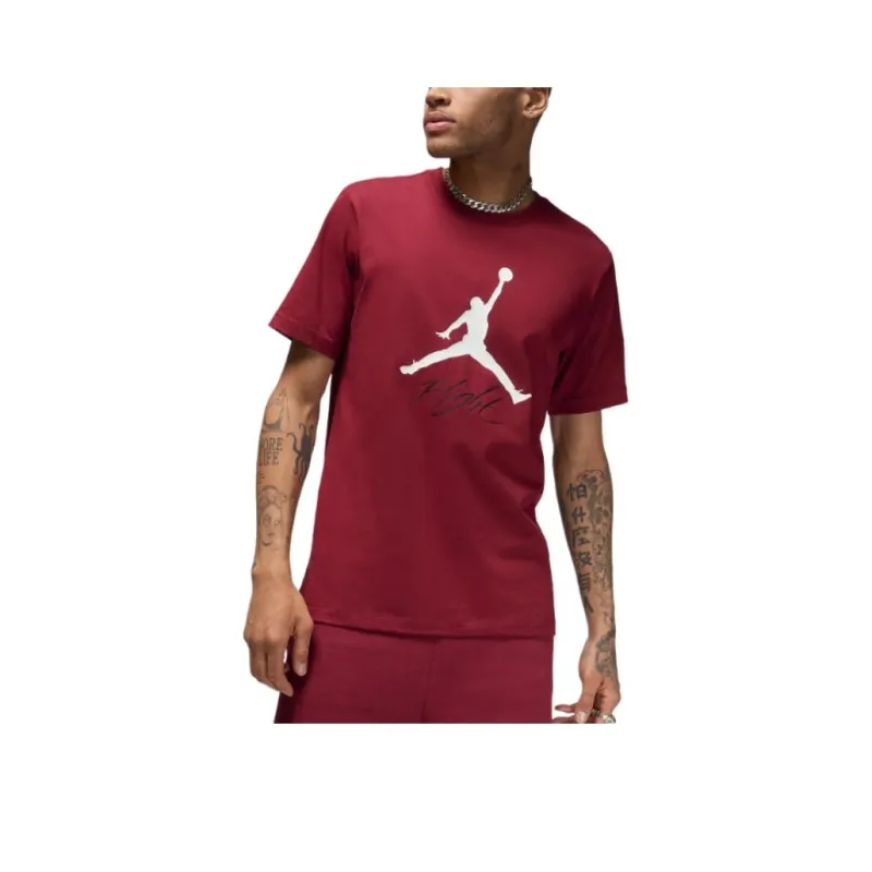 Jordan T Shirts Men Team Red-0